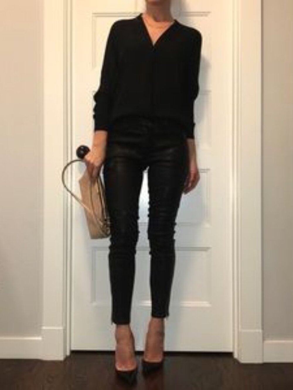 J Brand Houlihan Leather Pants 26